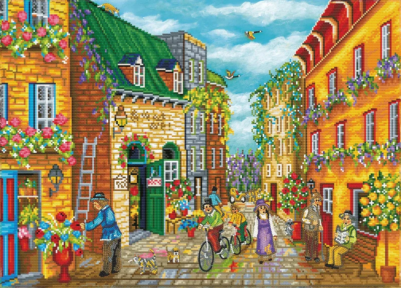 La ruelle aux 1001 fleurs - Christine Genest