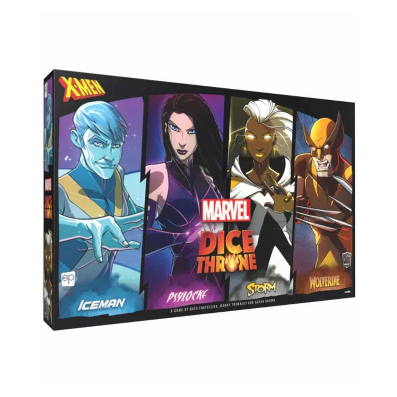 Marvel Dice Throne: X-men - Iceman, Psylocke, Storm, and Wolverine (EN)