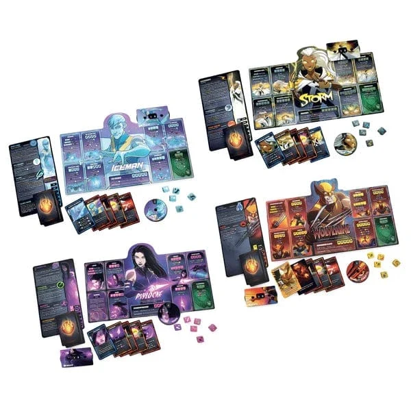 Marvel Dice Throne: X-men - Iceman, Psylocke, Storm, and Wolverine (EN)