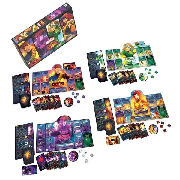 Marvel Dice Throne: X-men - Cyclops, Gambit, Rogue and Jean Grey (EN)