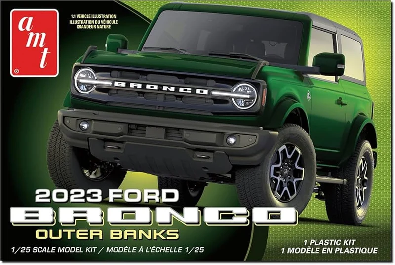 Modèles à coller 23 ford bronco, outher banks 1/25