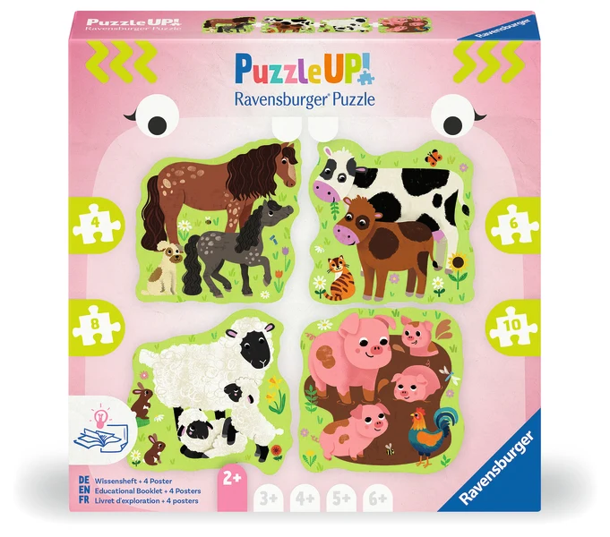 Les animaux de la ferme, Casse-tête progressif