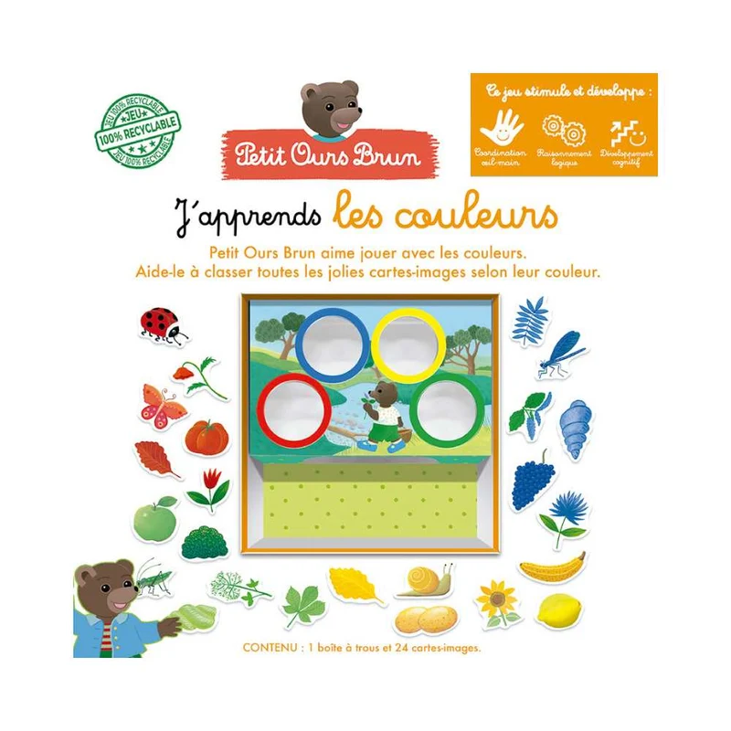 Petit ours brun - J'apprends les couleurs (FR)