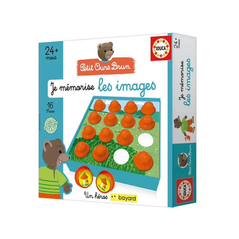 Petit ours brun - Je mémorise les images (FR)