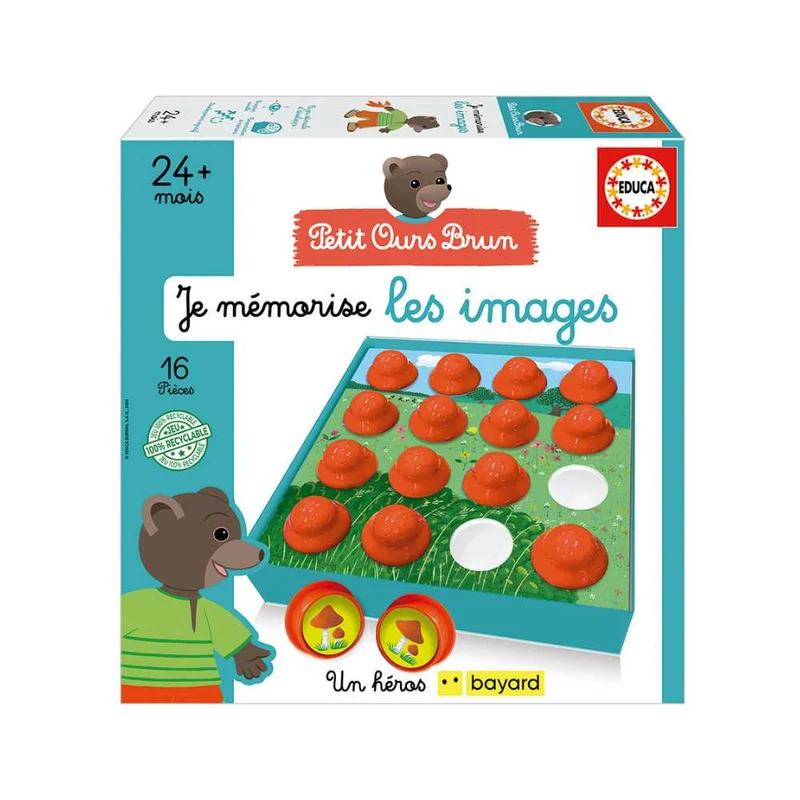Petit ours brun - Je mémorise les images (FR)