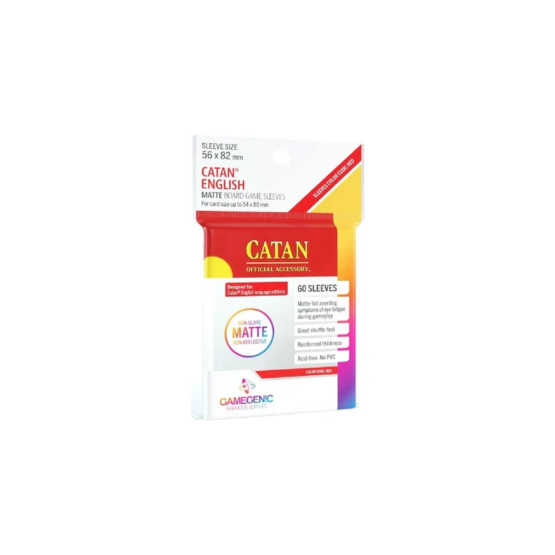 Gamegenic Game Sleeves Matte Catan - 56 x 82 mm (60)