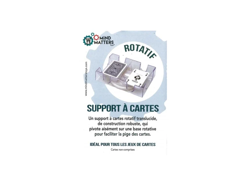 Support rotatif pour cartes