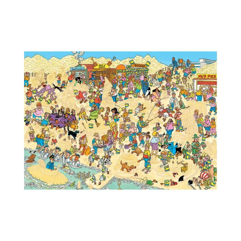 Sculptures de sable, JvH (1000 pcs)