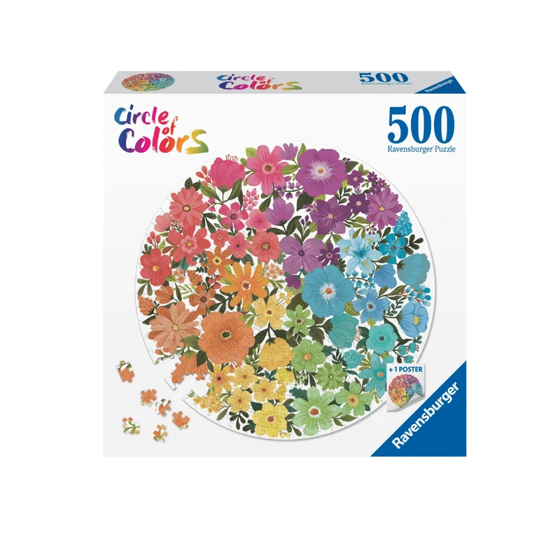 Flowers (500 pcs ROUND)