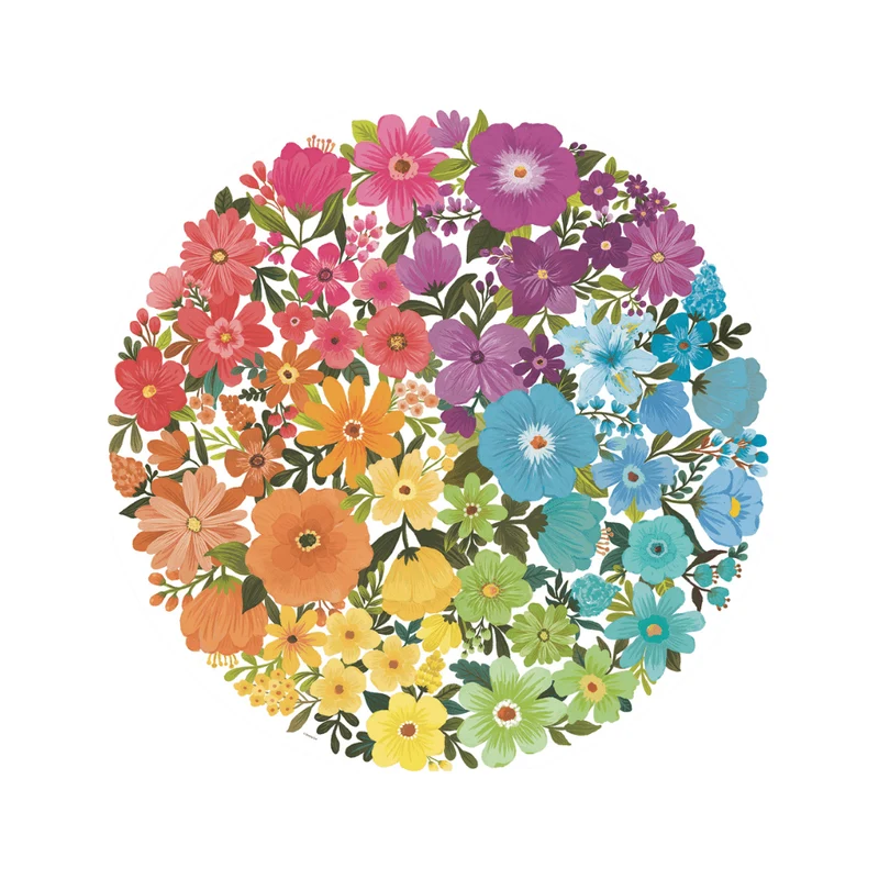 Flowers (500 pcs ROUND)