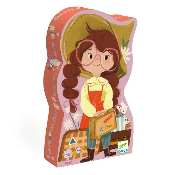 Puzzle silhouette - Le voyage de Mia, 36 pièces