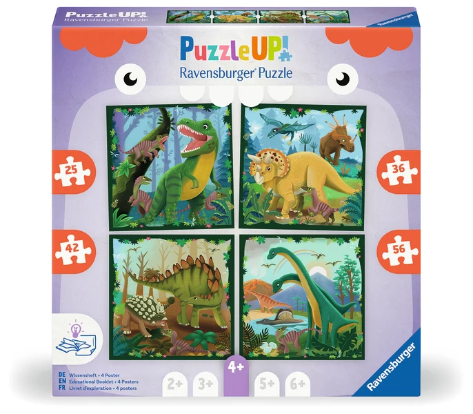 Les dinosaures, Casse-tête progressif