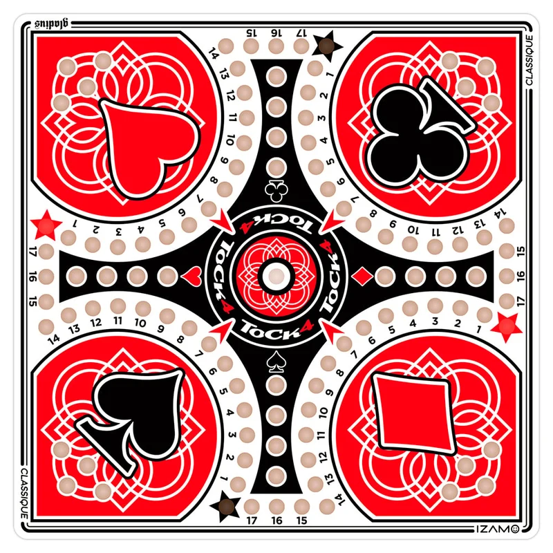 Jeu de tock 4 joueurs 15''