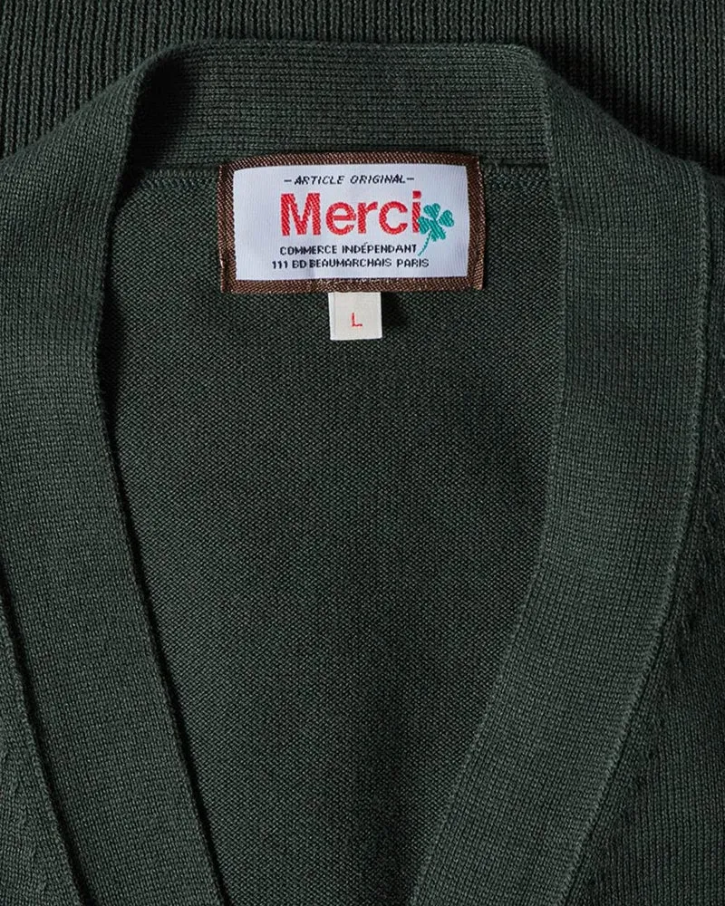 Merci - Cardigan Maximilien - Forest