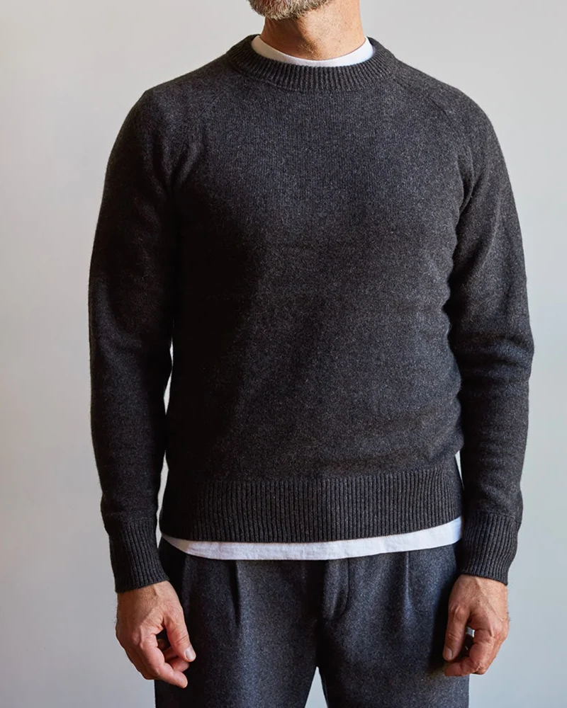 Merci - Pull Sweat Man En Cachemire - Charbon