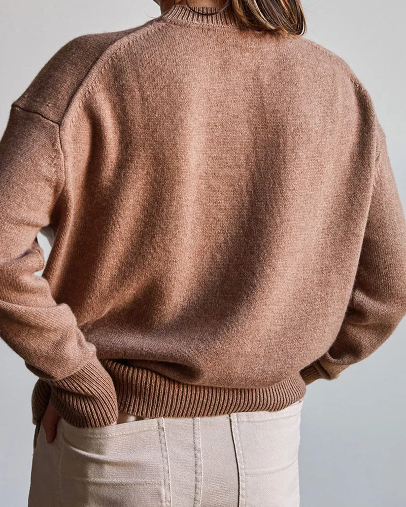 Merci - Pull Oversize En Cachemire - Camel