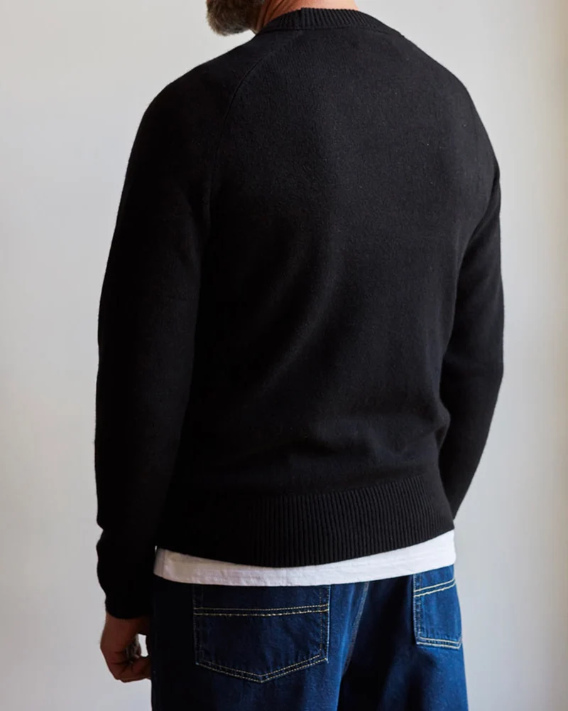 Merci - Pull Sweat Man En Cachemire - Noir