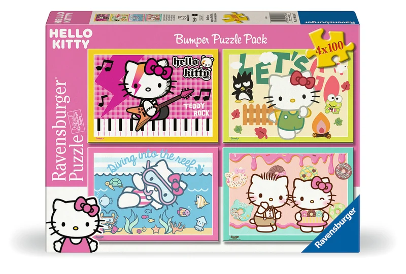 Hello Kitty, 4 X 100 pièces