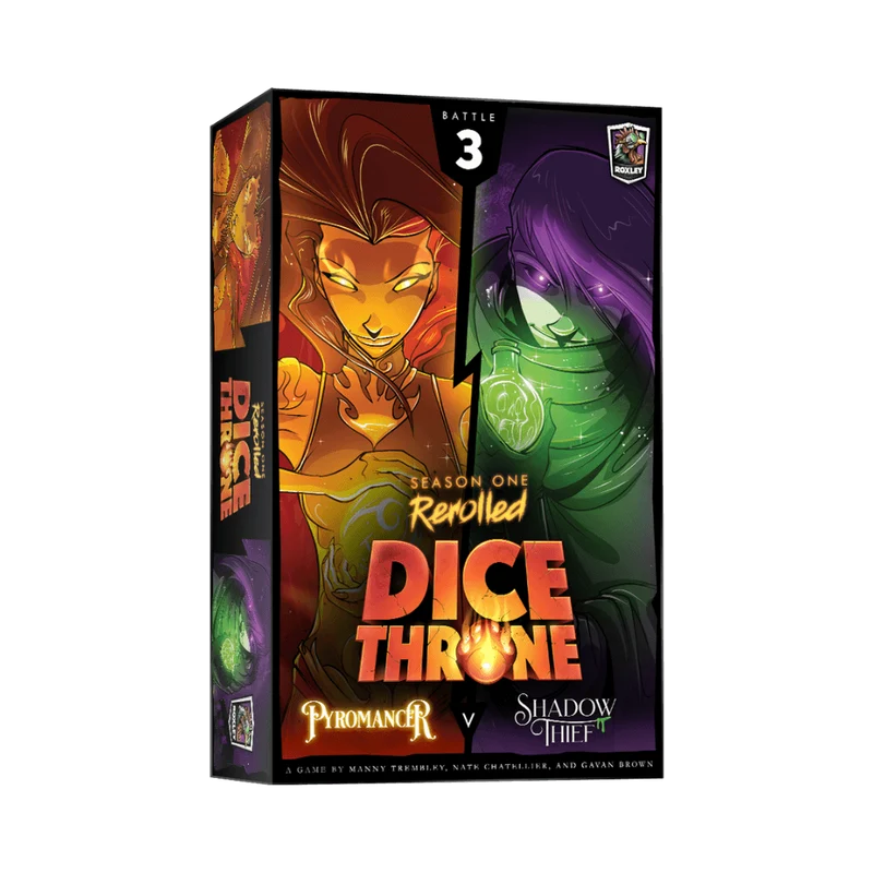 Dice Throne Sais. 1 - Pyromancien contre Voleur de l'ombre (FR)