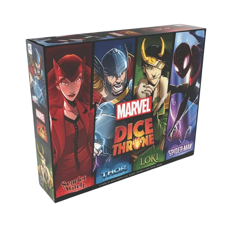Marvel Dice Throne: 4-Hero Box - Scarlet Witch, Thor, Loki, and Spider-Man (EN)