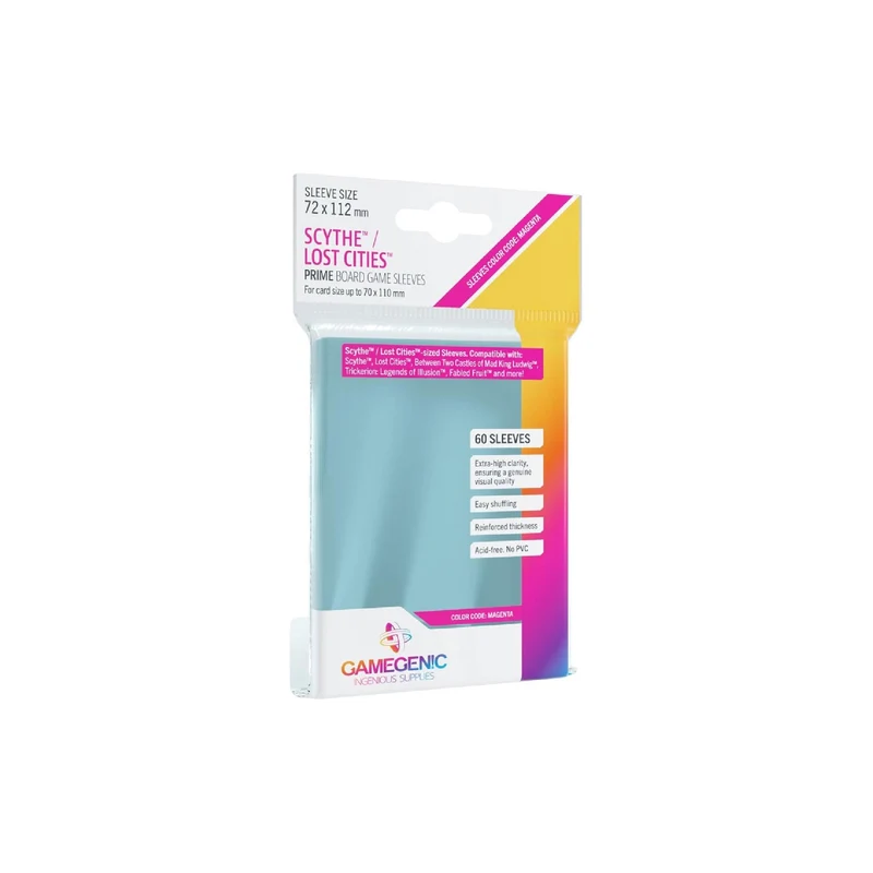 Gamegenic Game Sleeves Prime Scythe / Lost Cities - 72 x 112 mm (60)