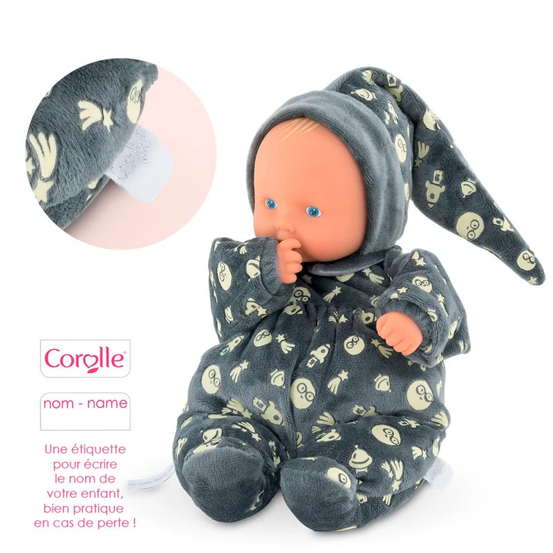 Mon doudou Corolle - Babipouce Brille dans la Nuit