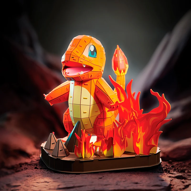 4D Build - Pokémon Salamèche