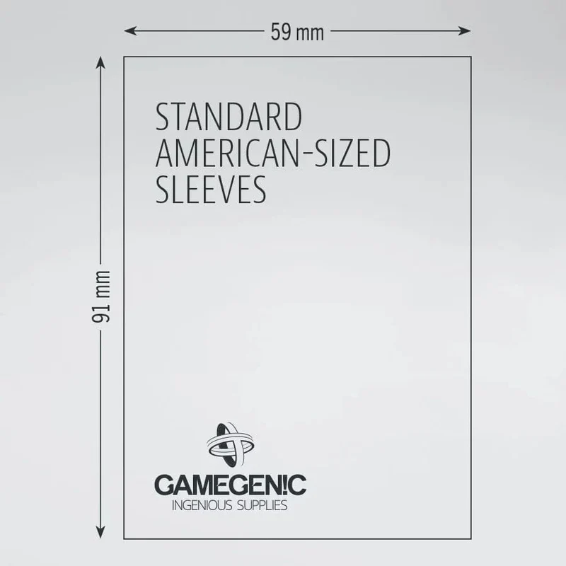 Gamegenic Game Sleeves Matte Standard American - 59 x 91 mm (50)