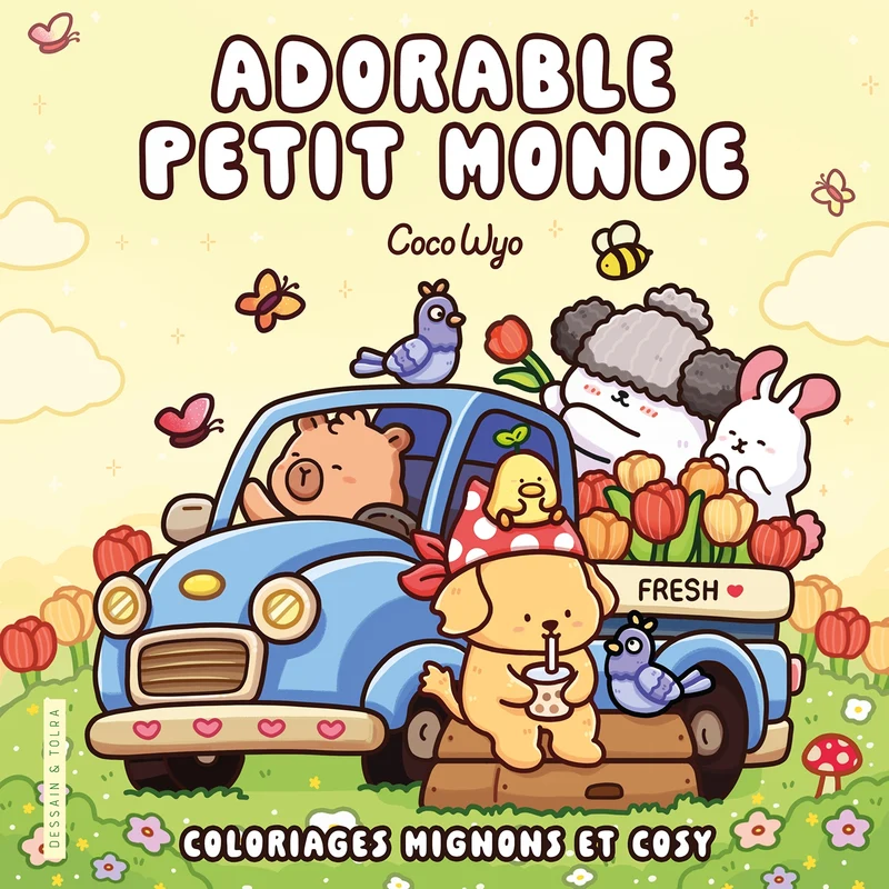 Adorable petit monde Coloriages mignons et cosy