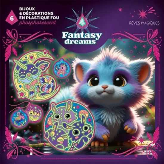 Coffret Bijoux en plastique fou phosphorescent