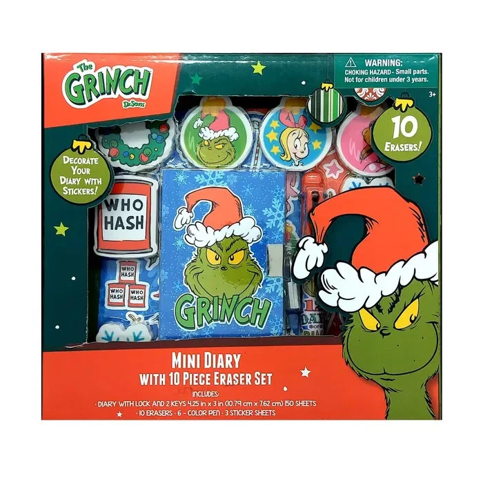 Journal intime Grinch avec accessoires