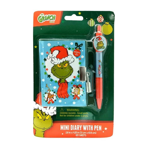 Mini journal avec stylo du Grinch, Dr. Seuss