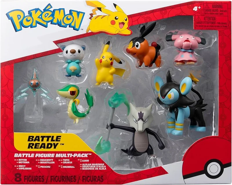 Pokémon ensemble de 8 figurines Battle Ready