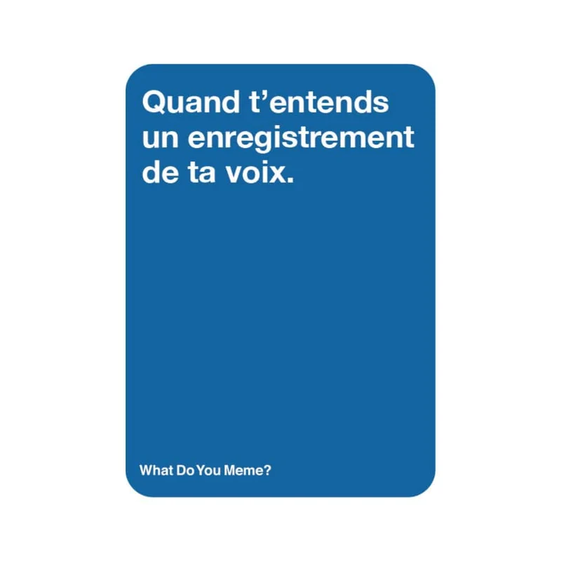 What Do You Meme ? Famille - Édition Québécoise (FR)