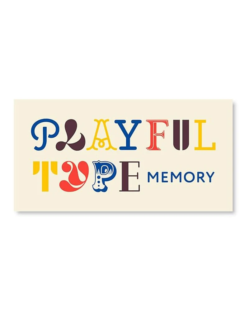Hachette - Jeux Playful Type Memory