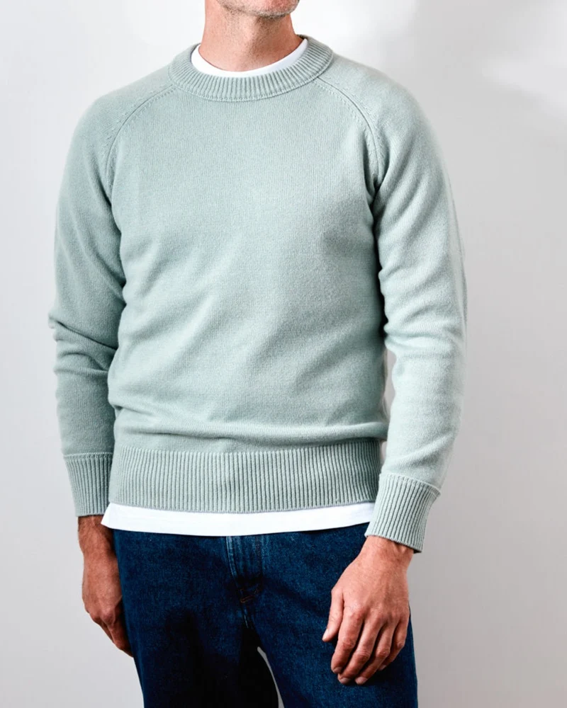 Merci - Pull Sweat Man En Cachemire - Vert