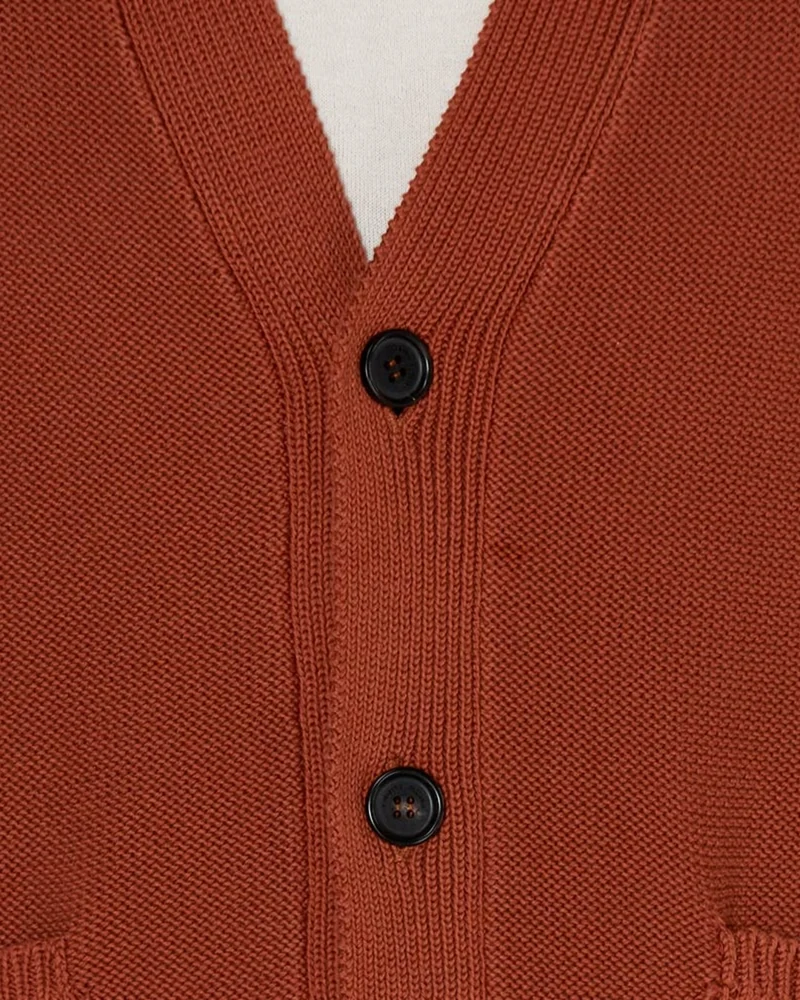 Roberto Collina - Cardigan En Maille - Marron