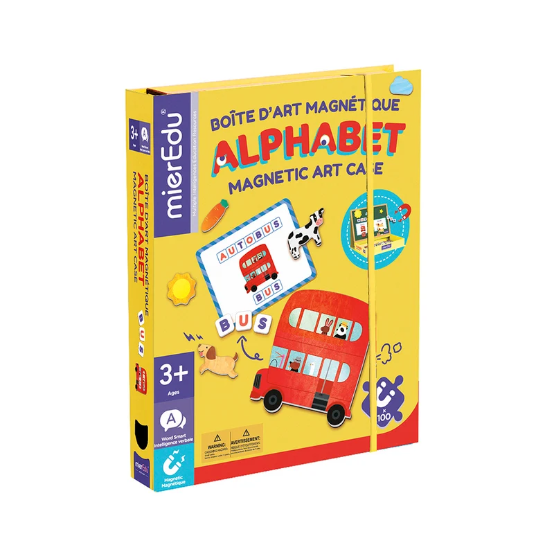 Boite d'art magnétique - Alphabet