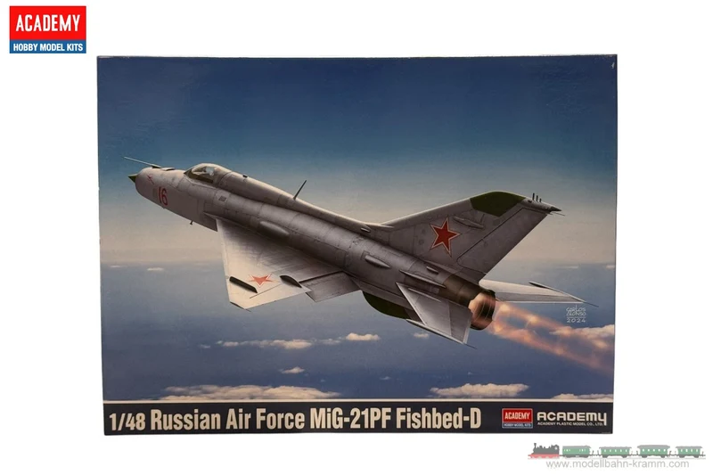 Modèle à coller russian air force mig-21pf 1/48