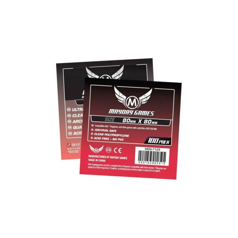 Sleeves: Square 80mm x 80mm (100)