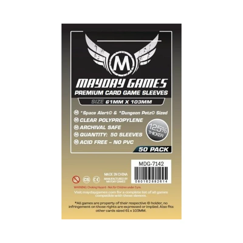 Mayday Premium Space Alert Sleeves (61mm X 103mm) 50CT