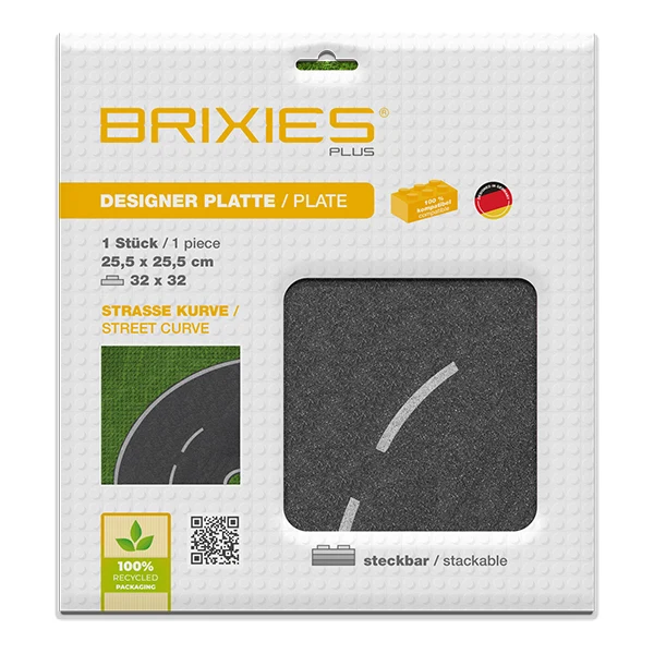 Brixies Plaque de construction - rue courbe