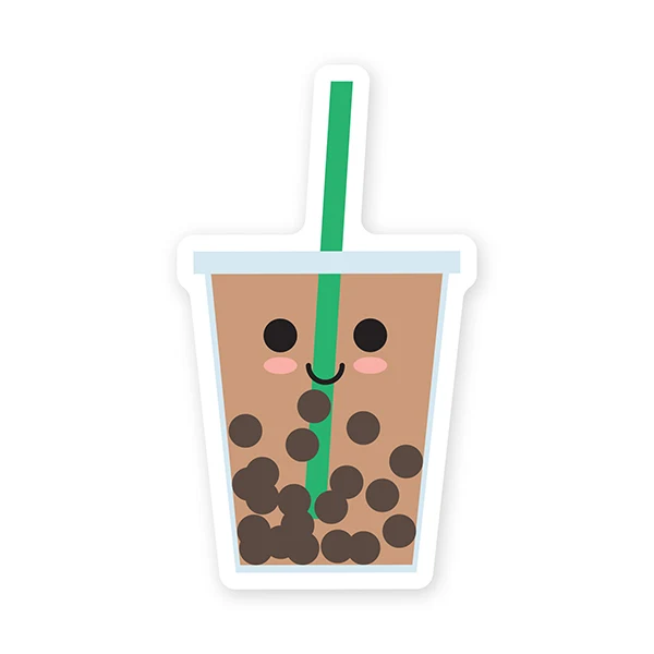 Autocollant Bubble tea