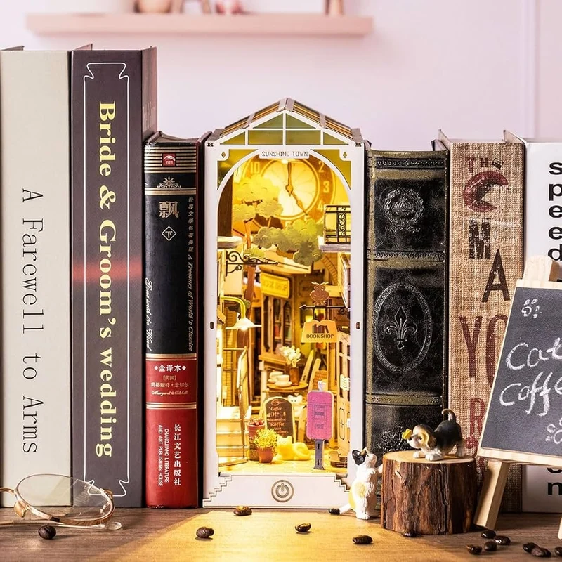 Serre-livre "BookNook" Ville ensoleillée