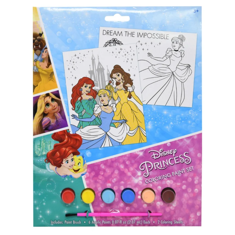 Illustrations à peindre Princesses Disney
