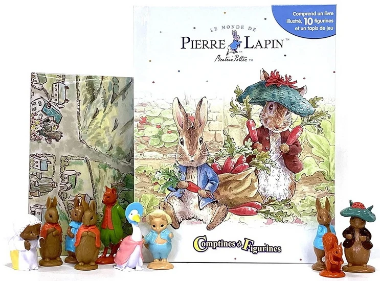 Le Monde de Pierre Lapin Comptines et figurines