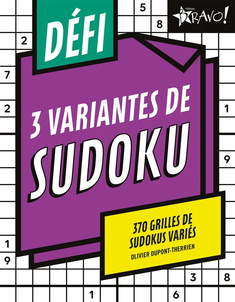 3 variantes de sudoku 370 grilles