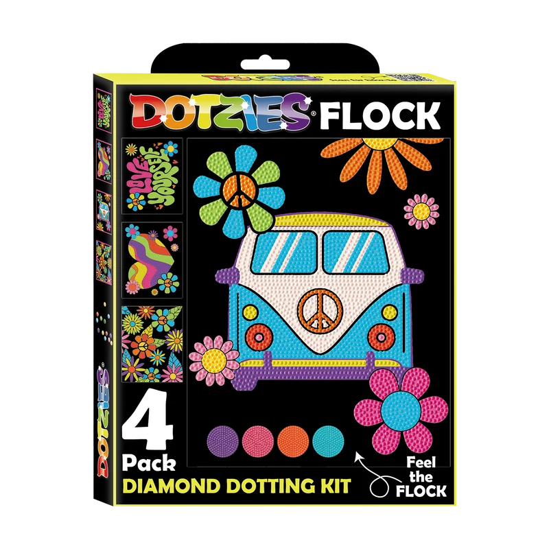 Dotzies Flock - Neon Peace & Love