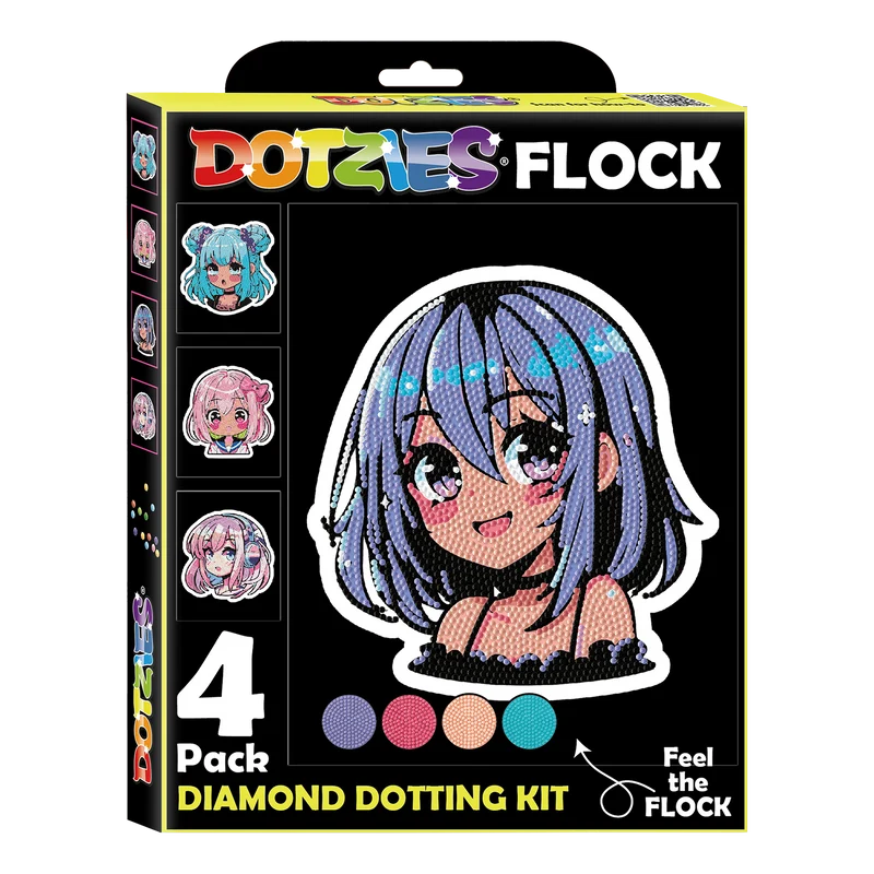 Dotzies Flock - Néon anime girls