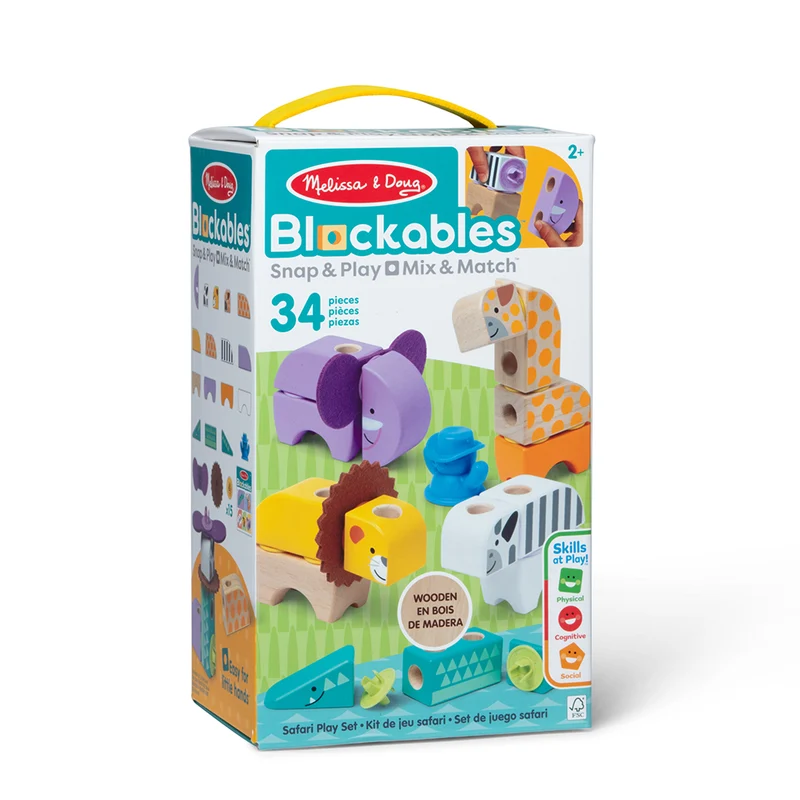Blockables - Kit de jeu Safari 34 pièces